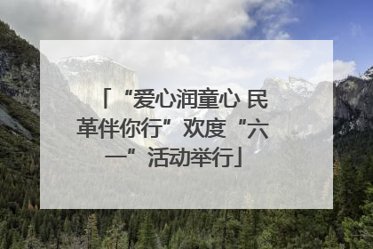 “爱心润童心 民革伴你行”欢度“六一”活动举行