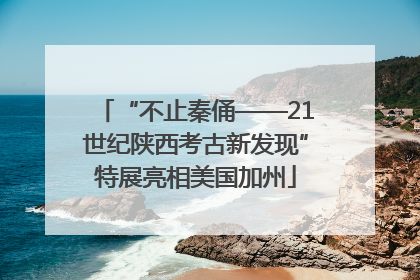 “不止秦俑——21世纪陕西考古新发现”特展亮相美国加州