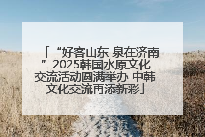 “好客山东 泉在济南”2025韩国水原文化交流活动圆满举办 中韩文化交流再添新彩