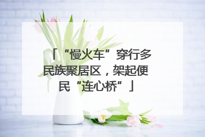“慢火车”穿行多民族聚居区，架起便民“连心桥”