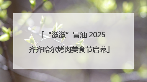 “滋滋”冒油 2025齐齐哈尔烤肉美食节启幕