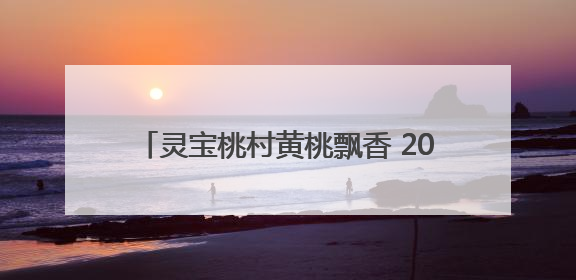 灵宝桃村黄桃飘香 2000亩果园结出致富硕果