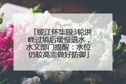 绥江怀集段3轮洪峰过境后缓慢退水，水文部门提醒：水位仍较高需做好防御