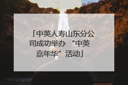 中英人寿山东分公司成功举办 “中英嘉年华”活动