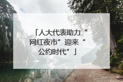 人大代表助力“网红夜市”迎来“公约时代”