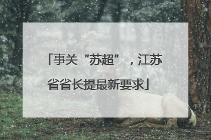 事关“苏超”，江苏省省长提最新要求