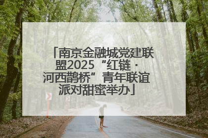 南京金融城党建联盟2025“红链・河西鹊桥”青年联谊派对甜蜜举办