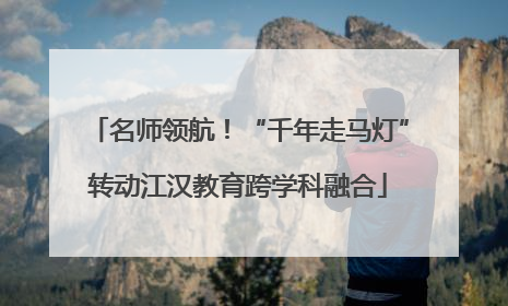 名师领航！“千年走马灯”转动江汉教育跨学科融合
