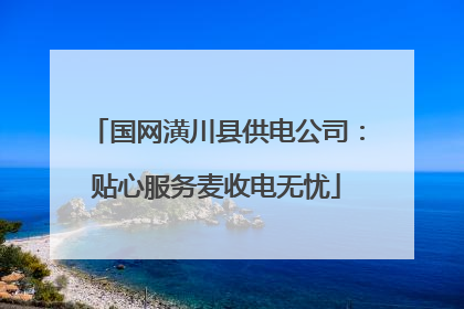 国网潢川县供电公司：贴心服务麦收电无忧