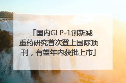 国内GLP-1创新减重药研究首次登上国际顶刊，有望年内获批上市