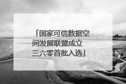 国家可信数据空间发展联盟成立 三六零首批入选