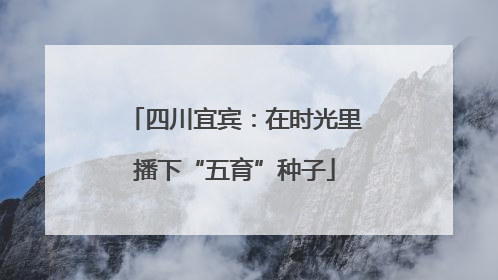 四川宜宾：在时光里播下“五育”种子