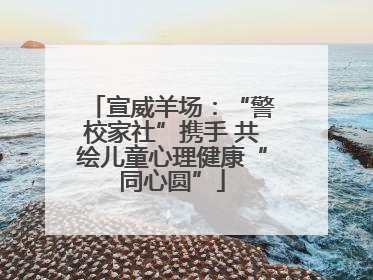 宣威羊场：“警校家社”携手 共绘儿童心理健康“同心圆”