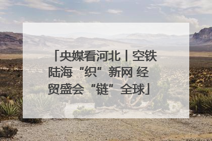 央媒看河北丨空铁陆海“织”新网 经贸盛会“链”全球