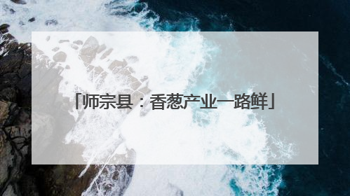 师宗县：香葱产业一路鲜