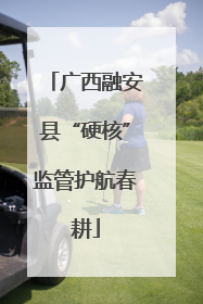广西融安县“硬核”监管护航春耕