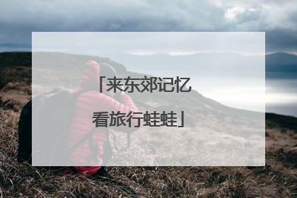 来东郊记忆 看旅行蛙蛙