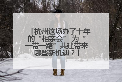 杭州这场办了十年的“相亲会” 为“一带一路”共建带来哪些新机遇？