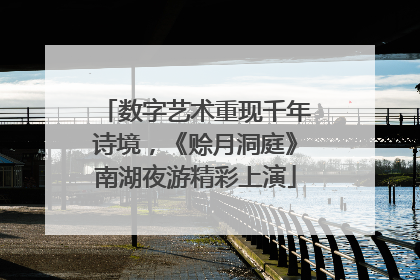 数字艺术重现千年诗境，《赊月洞庭》南湖夜游精彩上演