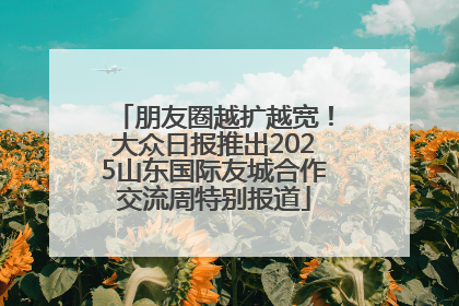 朋友圈越扩越宽！大众日报推出2025山东国际友城合作交流周特别报道