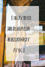 朱万奎任湖北省经济和信息化厅厅长