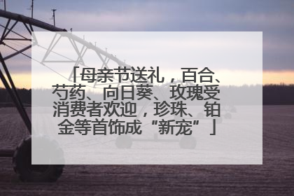 母亲节送礼，百合、芍药、向日葵、玫瑰受消费者欢迎，珍珠、铂金等首饰成“新宠”