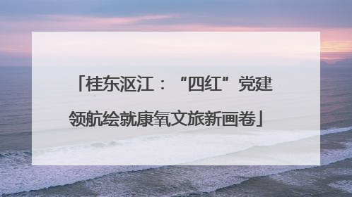 桂东沤江：“四红”党建领航绘就康氧文旅新画卷