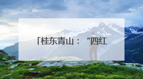 桂东青山：“四红”引领 业兴民富