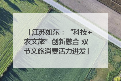 江苏如东：“科技+农文旅”创新融合 双节文旅消费活力迸发