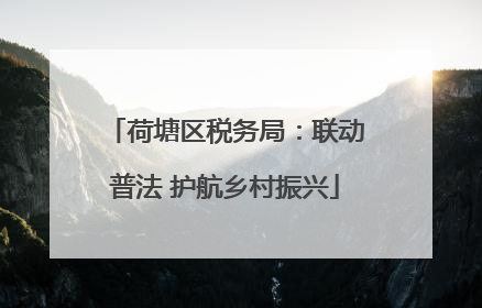 荷塘区税务局：联动普法 护航乡村振兴