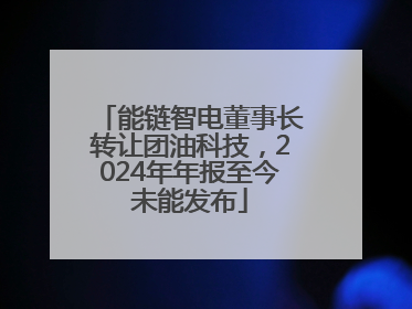 能链智电董事长转让团油科技，2024年年报至今未能发布