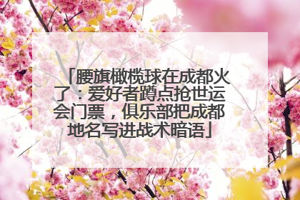 腰旗橄榄球在成都火了：爱好者蹲点抢世运会门票，俱乐部把成都地名写进战术暗语
