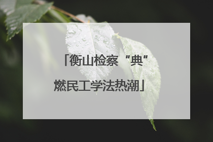 衡山检察“典”燃民工学法热潮