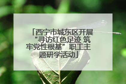 西宁市城东区开展“寻访红色足迹 筑牢党性根基”职工主题研学活动