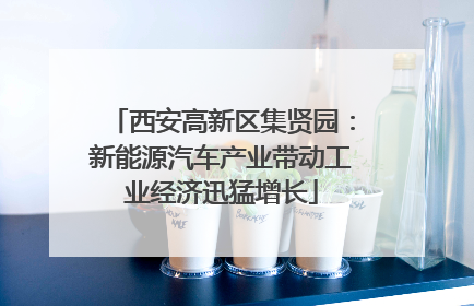 西安高新区集贤园：新能源汽车产业带动工业经济迅猛增长
