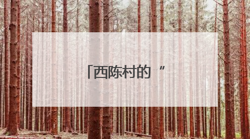 西陈村的“幸福密码”