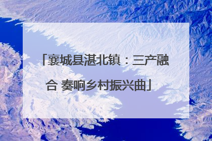 襄城县湛北镇：三产融合 奏响乡村振兴曲