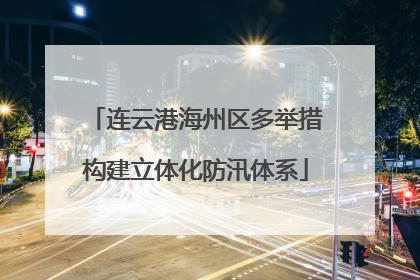 连云港海州区多举措构建立体化防汛体系