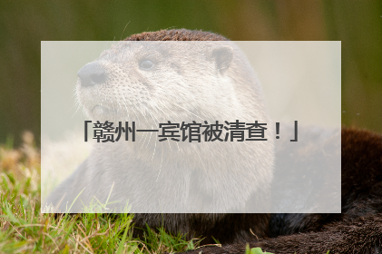 赣州一宾馆被清查！