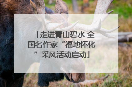 走进青山碧水 全国名作家“福地怀化”采风活动启动