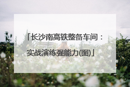 长沙南高铁整备车间：实战演练强能力(图)