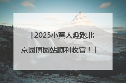 2025小黄人趣跑北京园博园站顺利收官！
