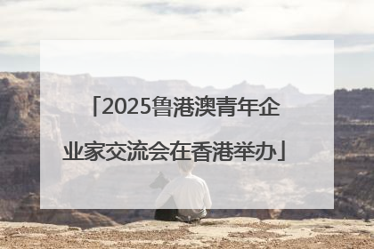 2025鲁港澳青年企业家交流会在香港举办