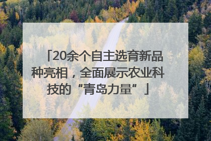 20余个自主选育新品种亮相，全面展示农业科技的“青岛力量”