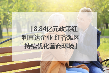 8.84亿元政策红利直达企业 红谷滩区持续优化营商环境